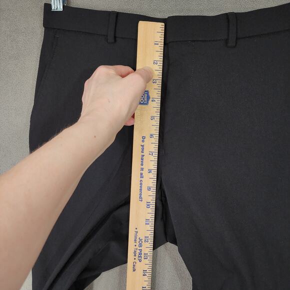 Tommy Hilfiger Stretch Comfort Pant sz 30 x 32 Modern Black Rayon Nylon Spandex - Picture 6 of 11
